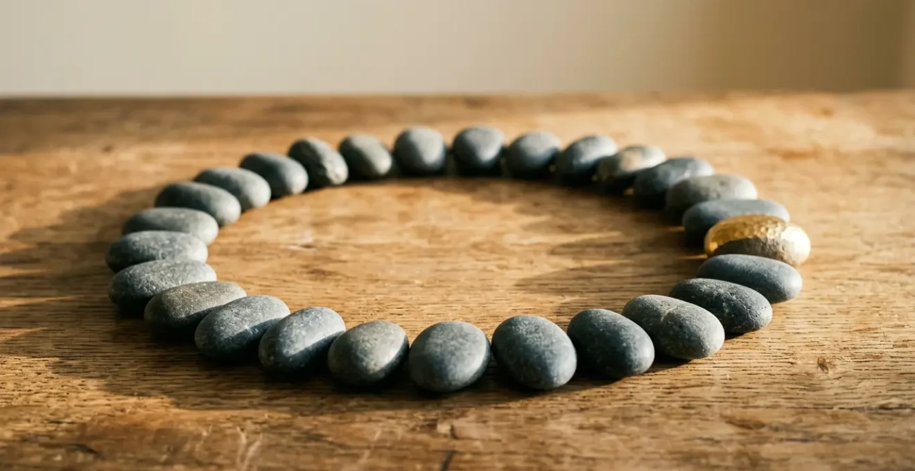 Abstract representation of customer loyalty cycle with circular motion and connection symbolism