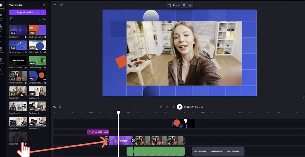 editable video templates